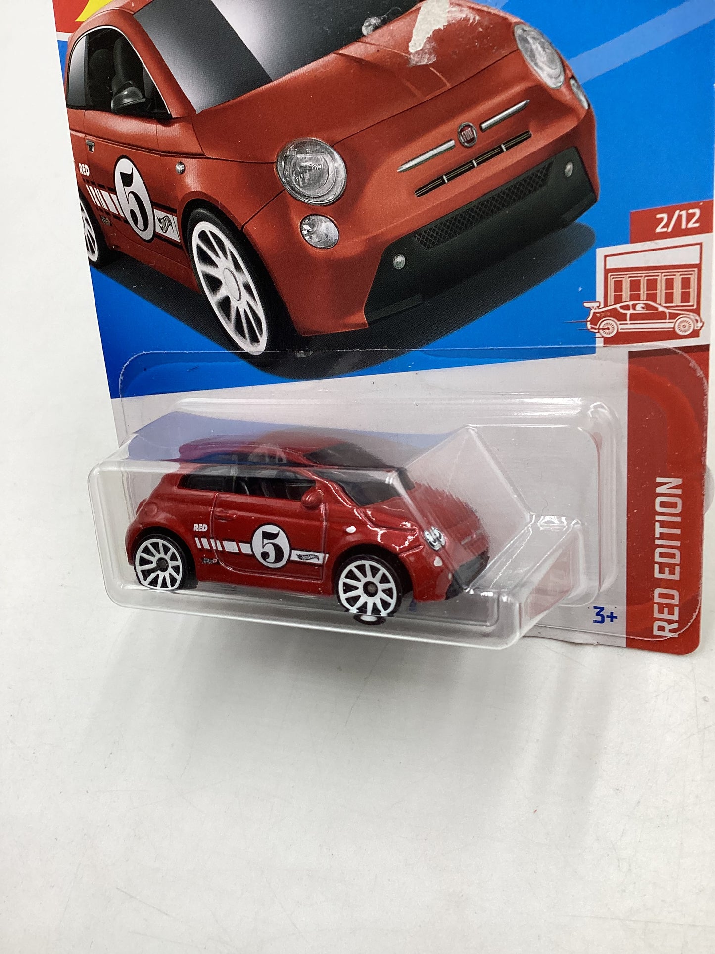 2024 Hot wheels Red edition #22 Fiat 500e Bad Card 150i