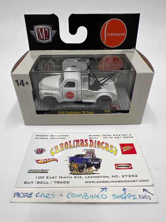 2025 M2 Machines Auto-Thentics 1949 Studebaker 2R Truck White R100