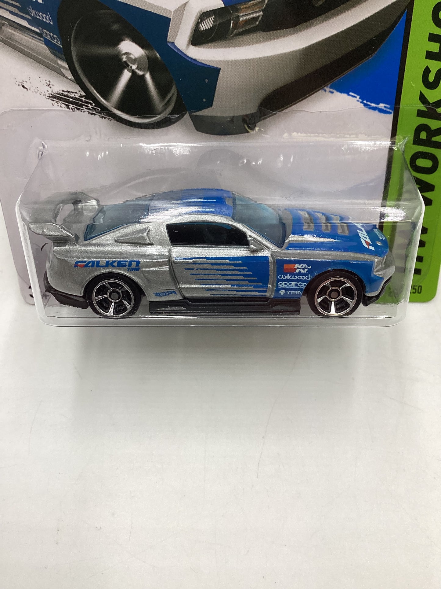 2015 Hot Wheels Workshop #240 Custom 12 Ford Mustang Silver 20A