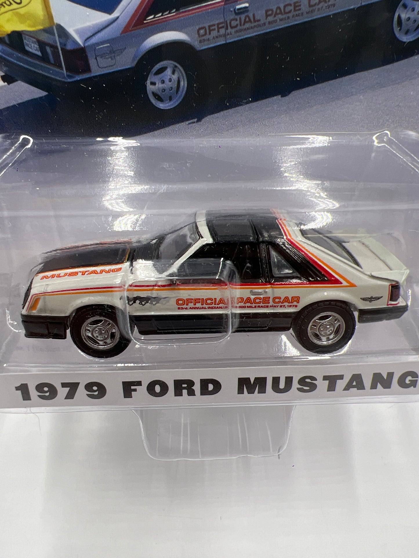 Greenlight Hobby Exclusive Indianapolis Motor Speedway 1979 Ford Mustang Pace Car 181G