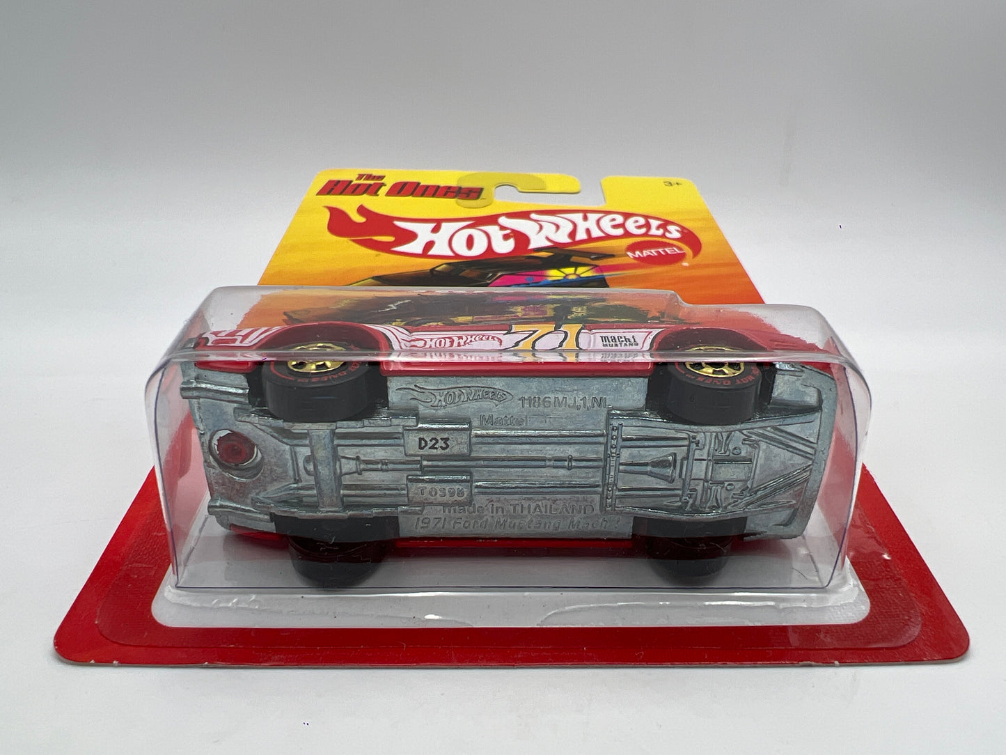 Hot Wheels Target Exclusive The Hot Ones CHASE 71 Ford Mustang Red W/Protector