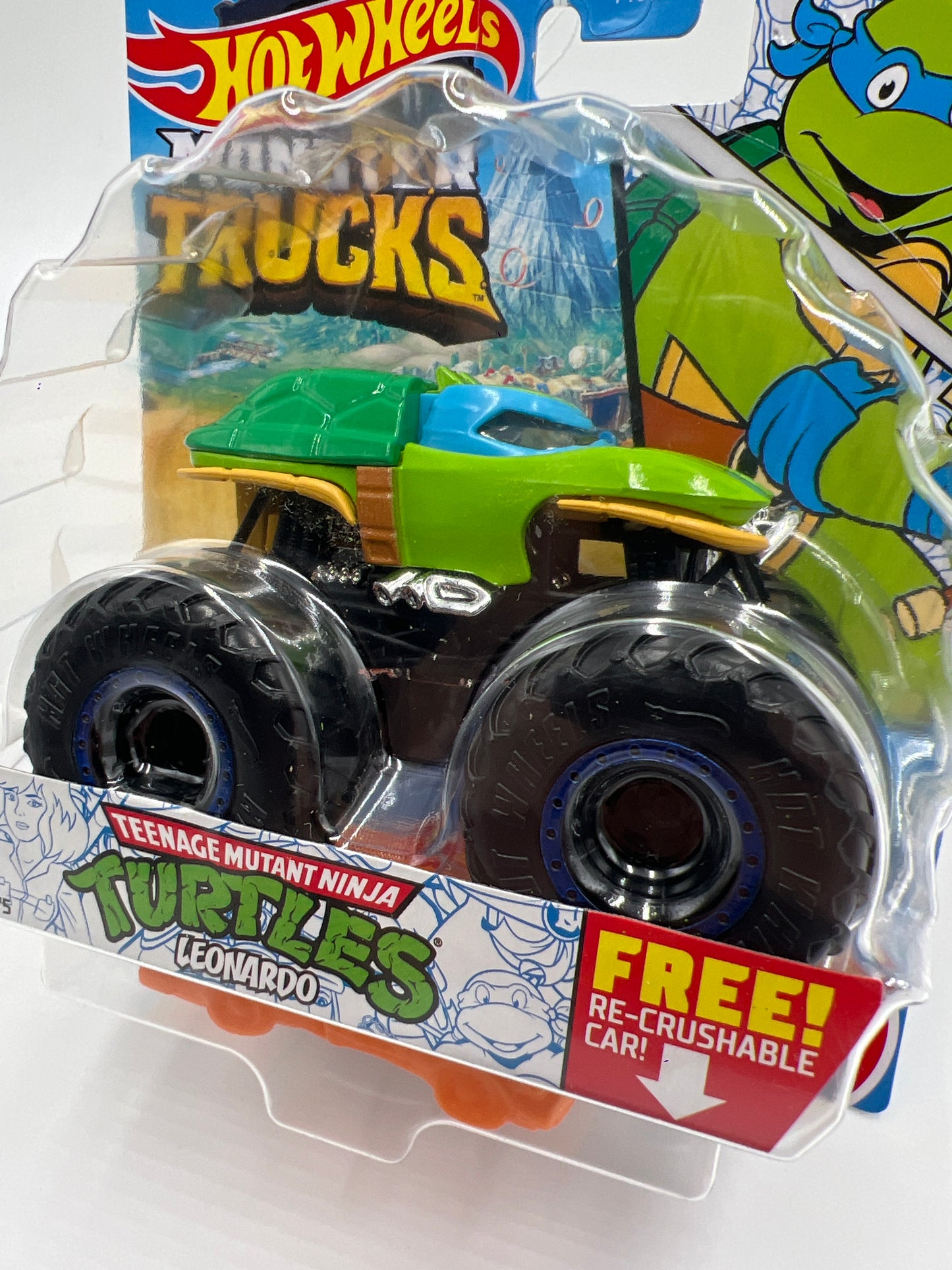 Hot Wheels Monster Trucks Teenage Mutant Ninja Turtles #32 Leonardo 124C