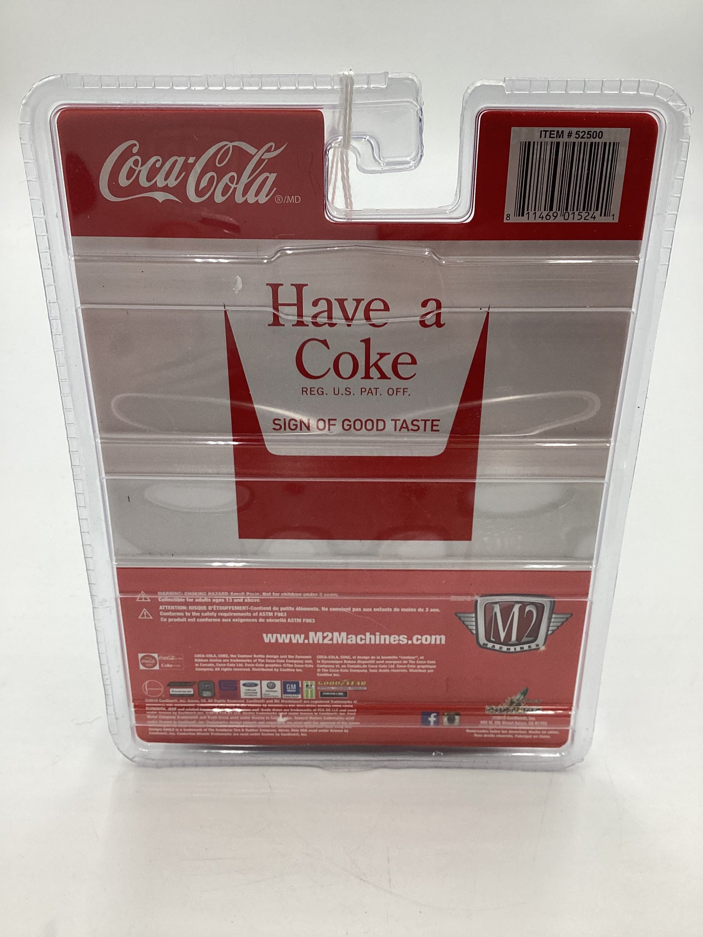 M2 Machines Coca Cola 1953 VW Beetle Deluxe European Model Red RW03 200C