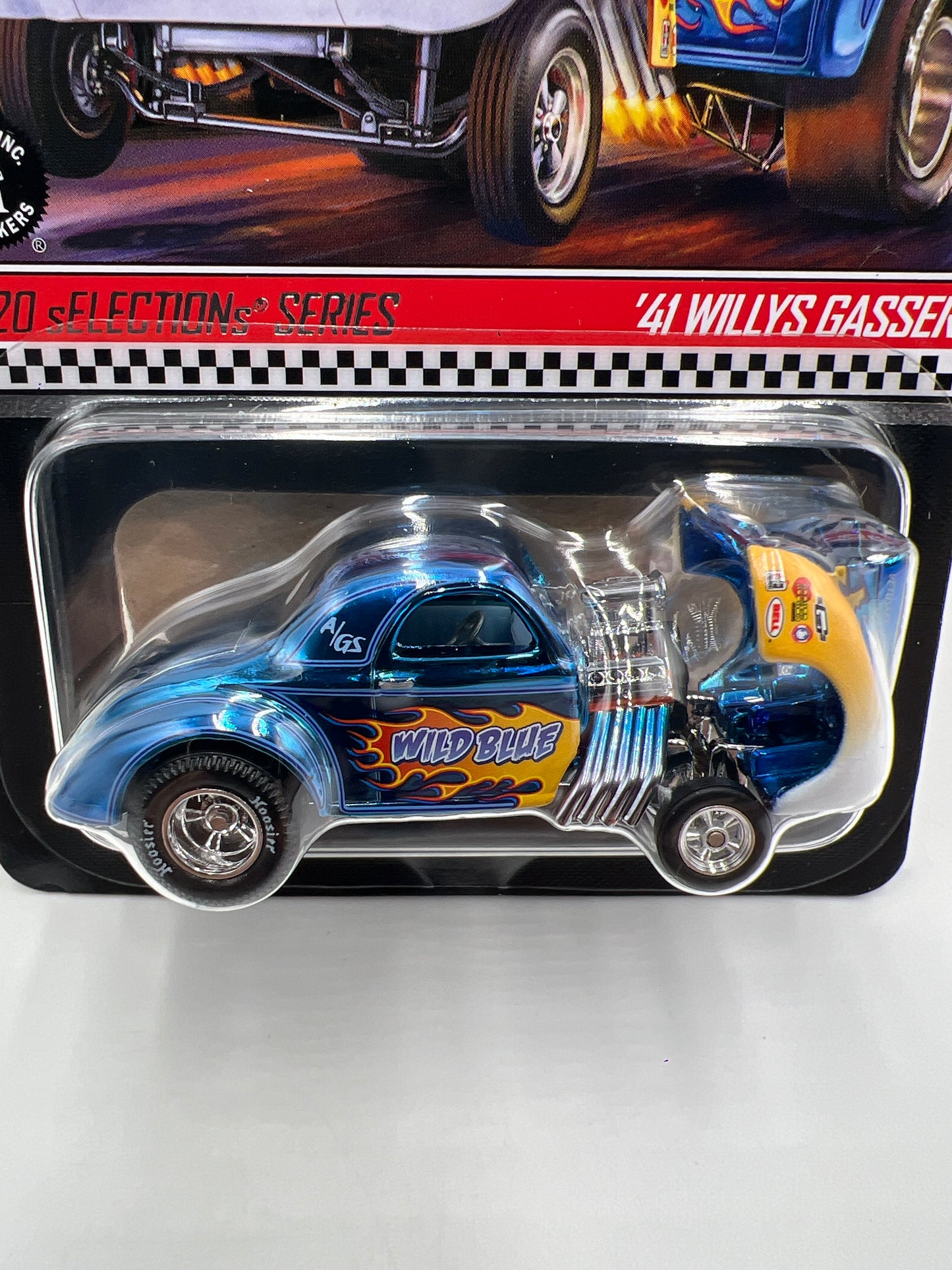 2020 Hot Wheels RLC sELECTIONs Series 41 Willys Gasser Blue W/Protector