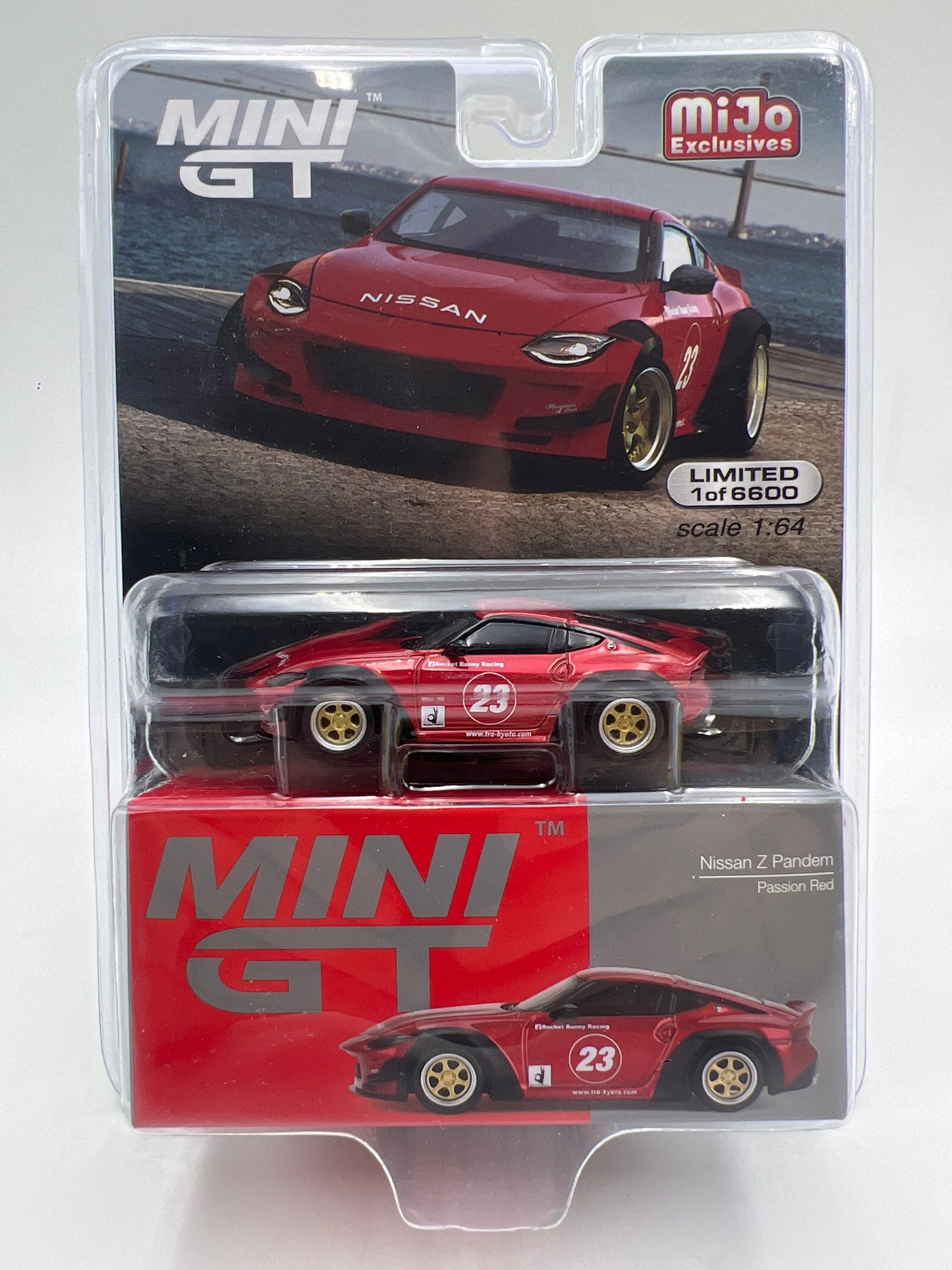 Mini GT MiJo Exclusives #722 Nissan Z Pandem Red