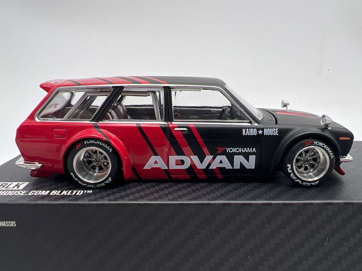 Mini GT x Kaido House BLKLTD 58/100 #38 Sub Special Datsun 510 Wagon Advan W/Pin VHTF
