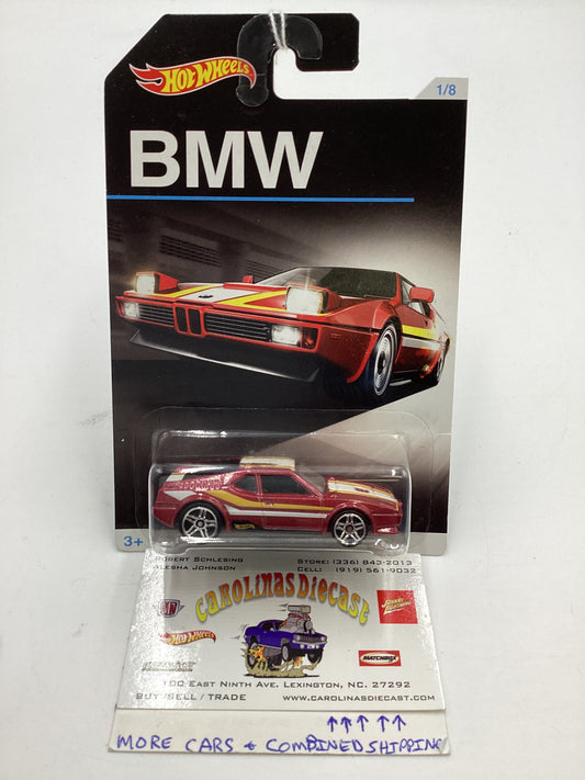 Hot Wheels BMW Series #1 BMW M1 Red Walmart Exclusive 152D