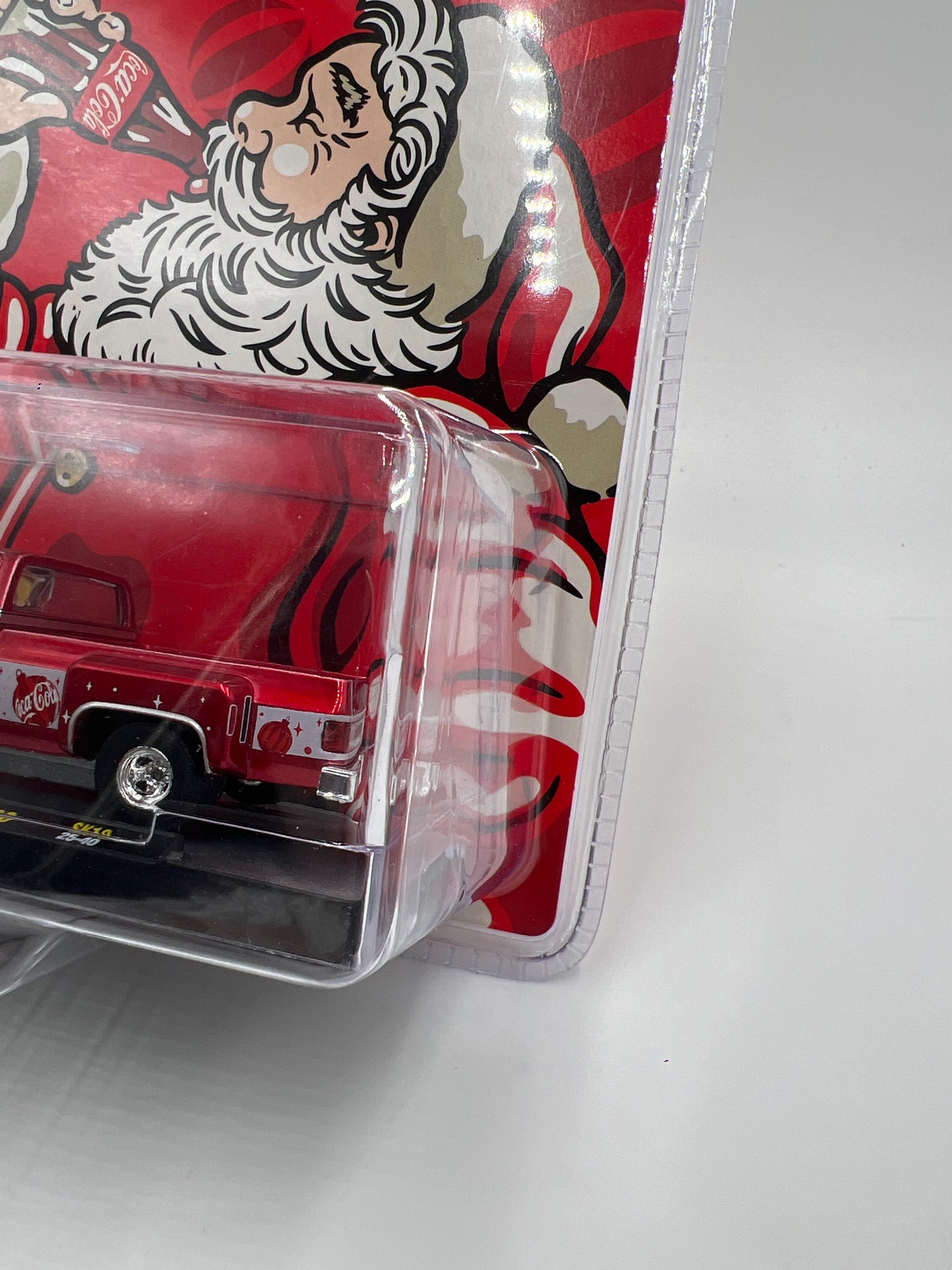 2025 M2 Machines Coca Cola Holidays 1973 Chevrolet Cheyenne Super 30 Red SK10 194D