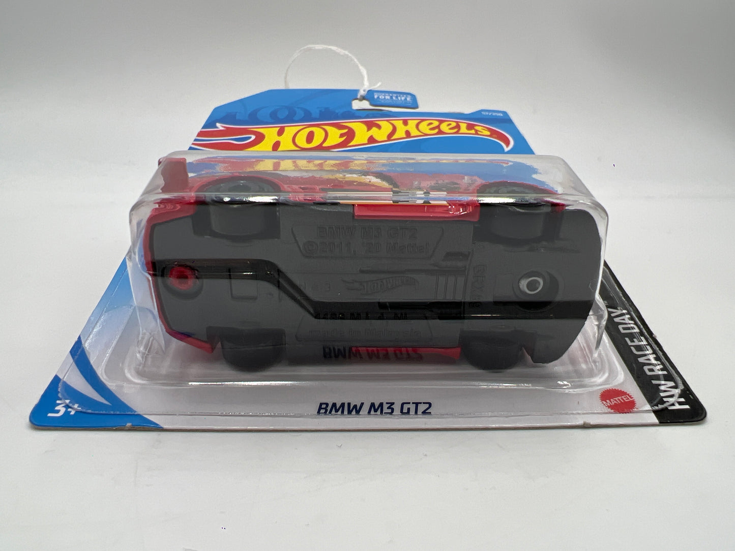 2021 Hot Wheels HW Race Day #57 BMW M3 GT2 Red J-Hook Crease 109C