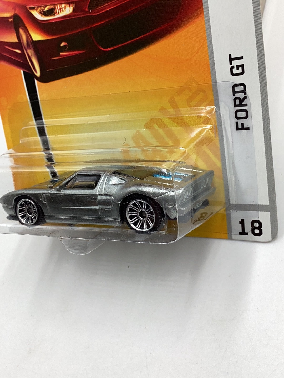 Matchbox 2009 #18 Ford GT silver 19D