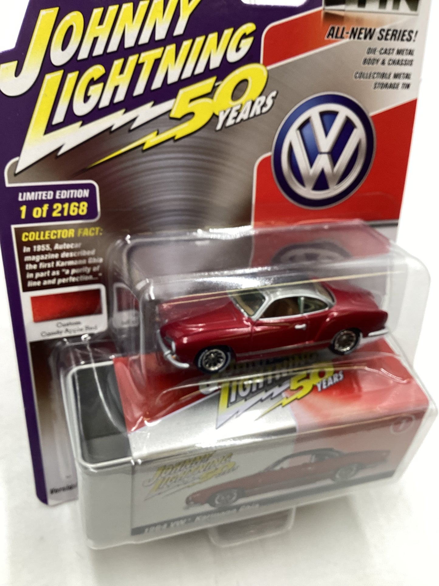 Johnny Lightning 50 Years VW 1964 Karmann Ghia 229C
