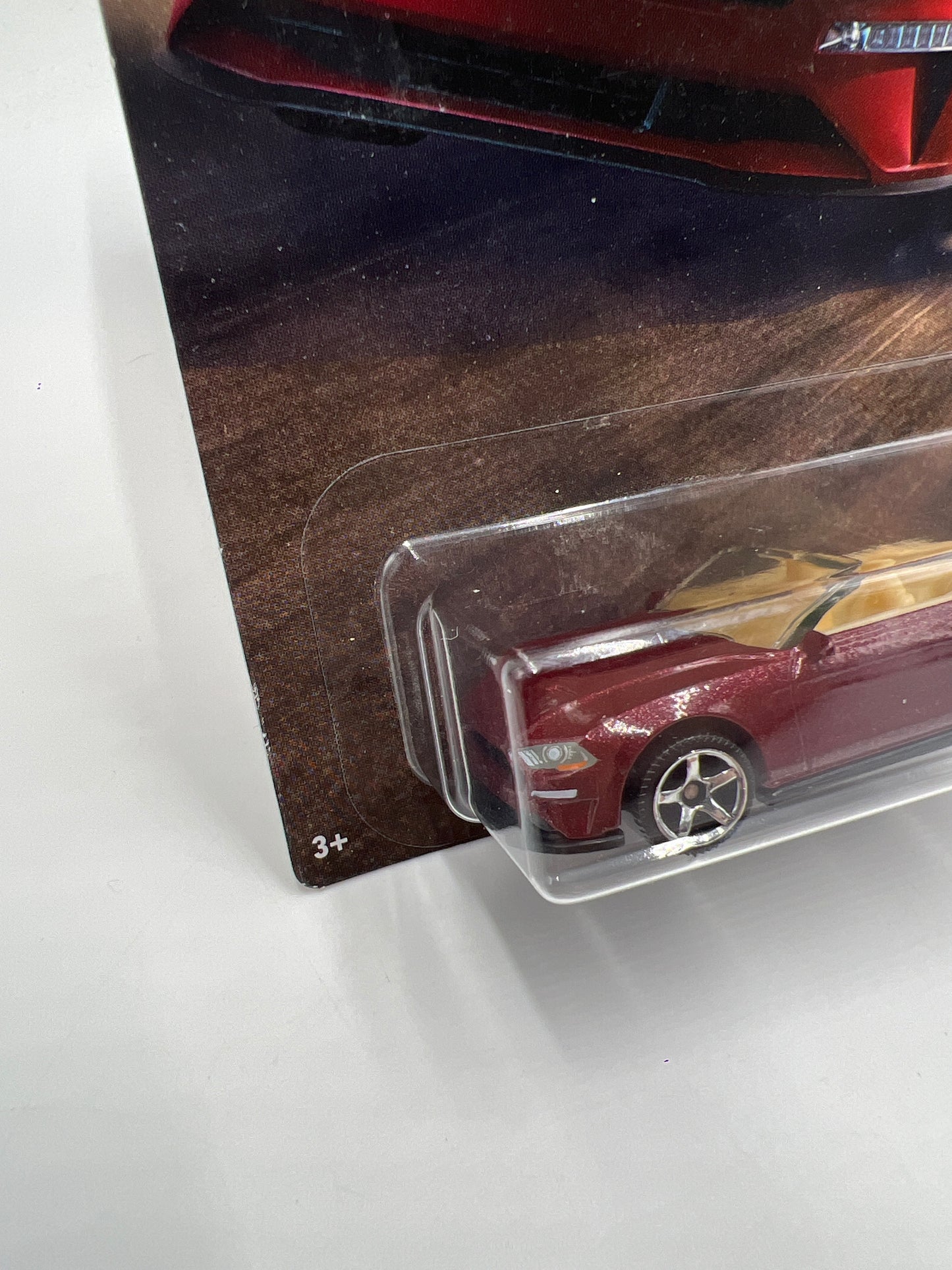 Matchbox Mustang Series #1 18 Ford Mustang Convertible Dark Red 155G