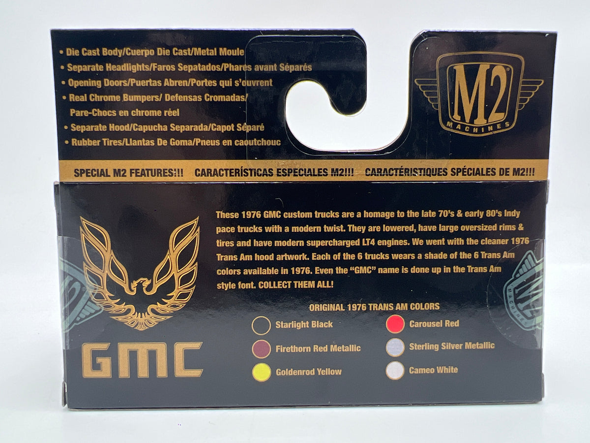M2 Machines S74 1/3600 1976 GMC Sierra Grande 15 Custom Black