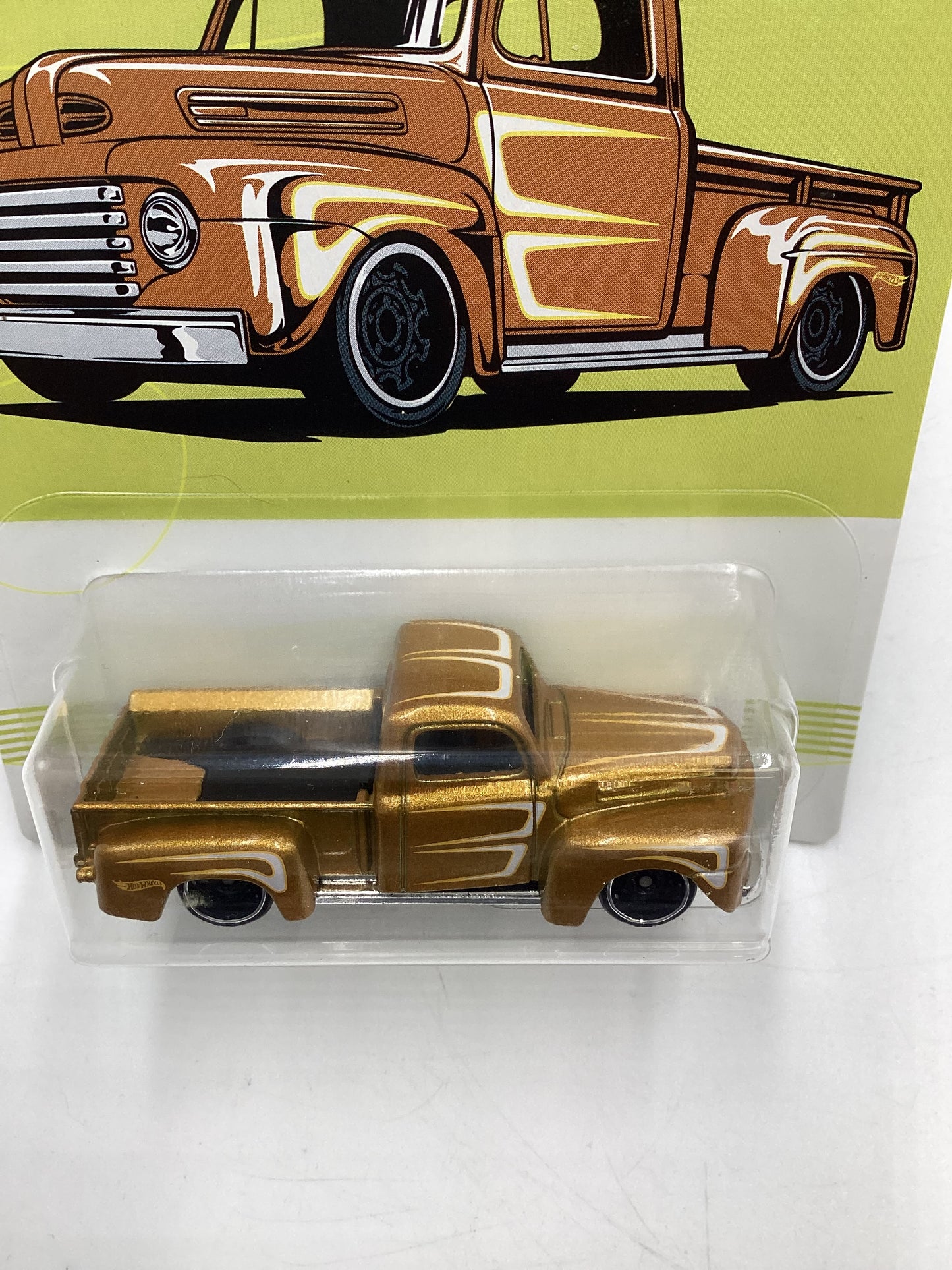 Hot Wheels Walmart Exclusive American Truck Series #2 49 Ford F1 Gold