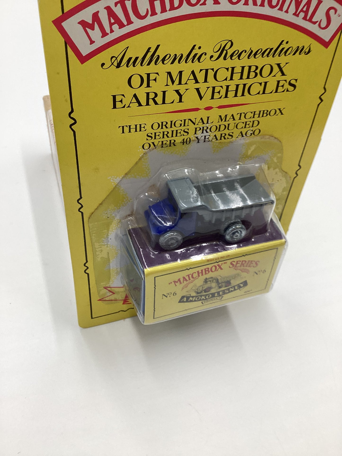 1992 Matchbox Originals No. 6 Euclid Dump Truck Blue (SR)