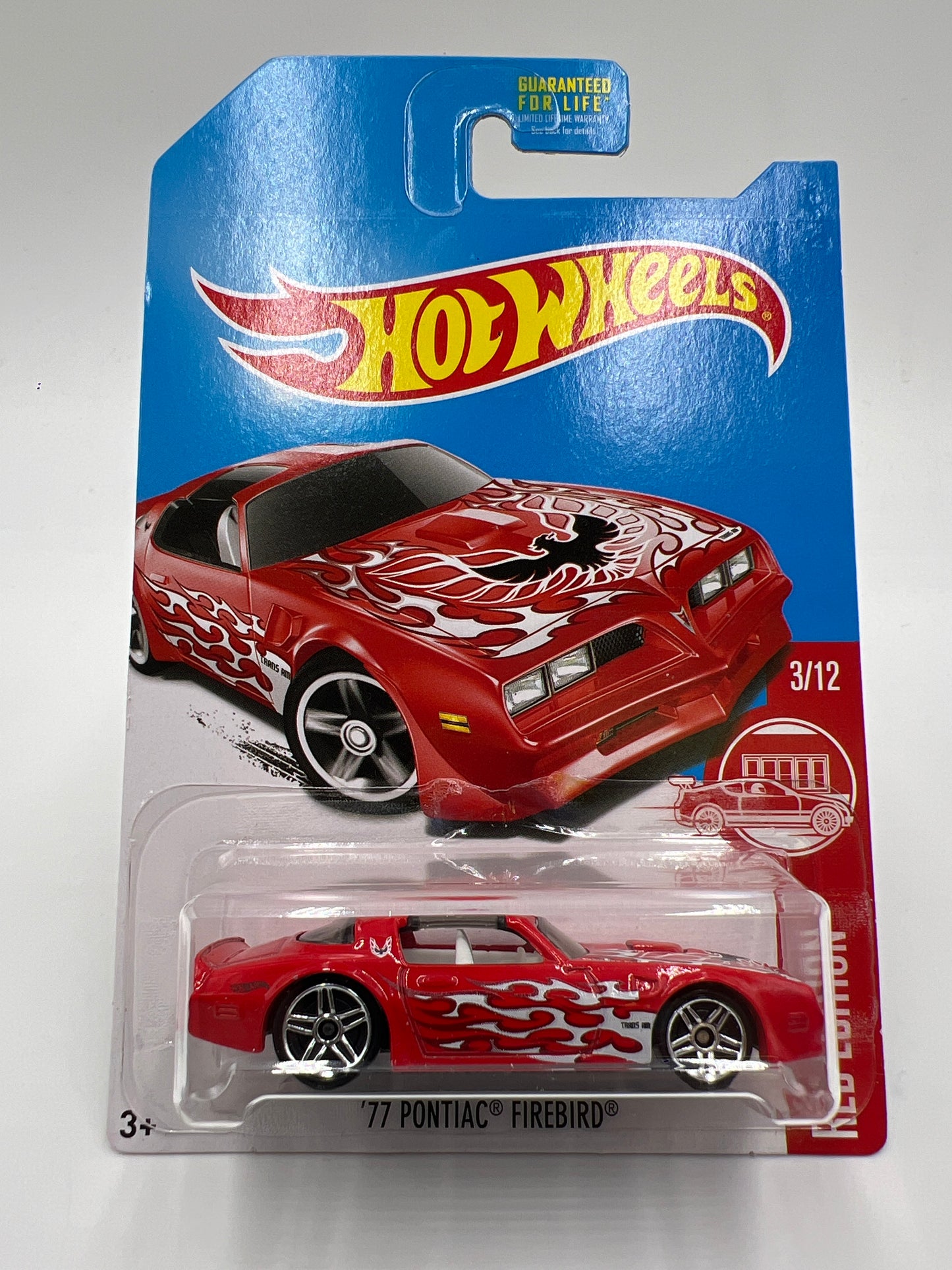 Hot Wheels Target Red Edition 77 Pontiac Firebird Red W/Protector