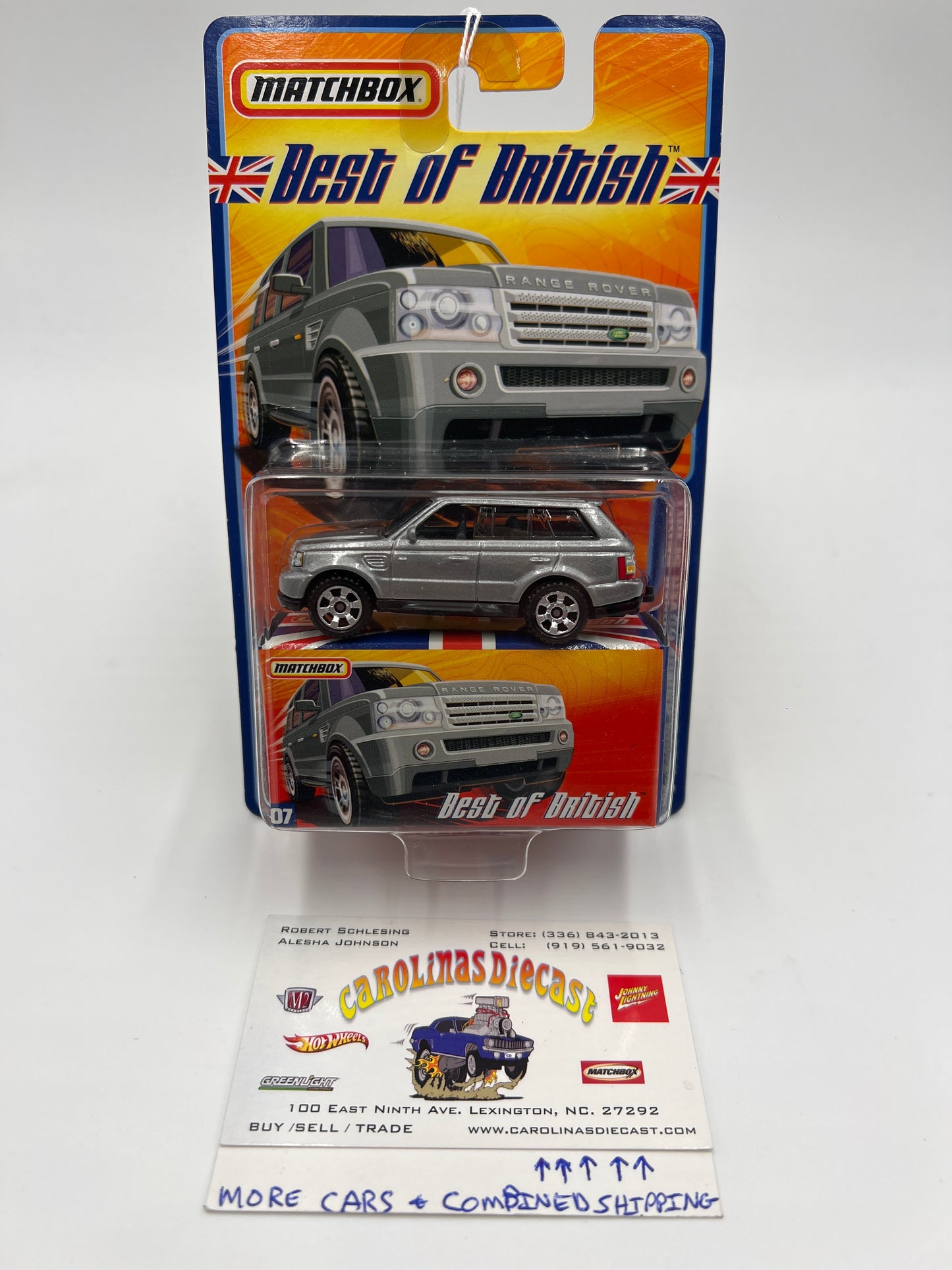 Matchbox Best Of British #7 2006 Range Rover Sport Silver 169A