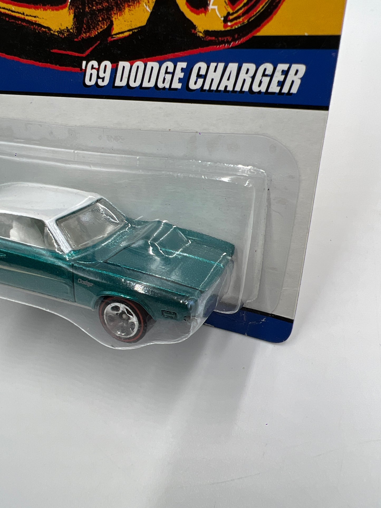 2007 Hot Wheels Since 68 40th Anniversary #12 69 Dodge Charger Aqua 159A