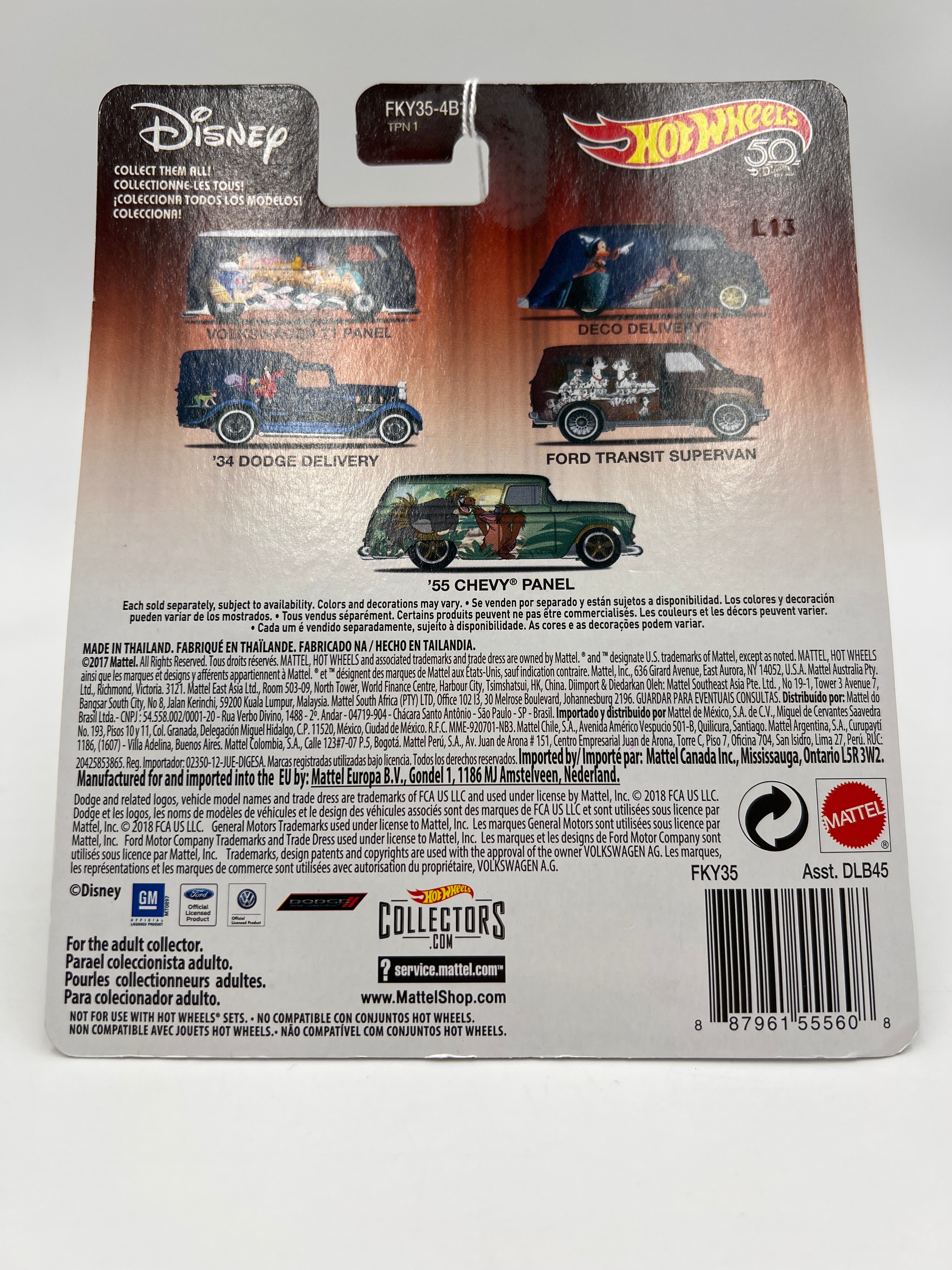 Hot Wheels Premium Disney Classics 101 Dalmatians #4 Ford Transit