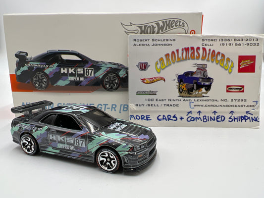 Hot Wheels iD Speed Graphics Series 2 #3 Nissan Skyline GT-R BNR34 HKS Opened