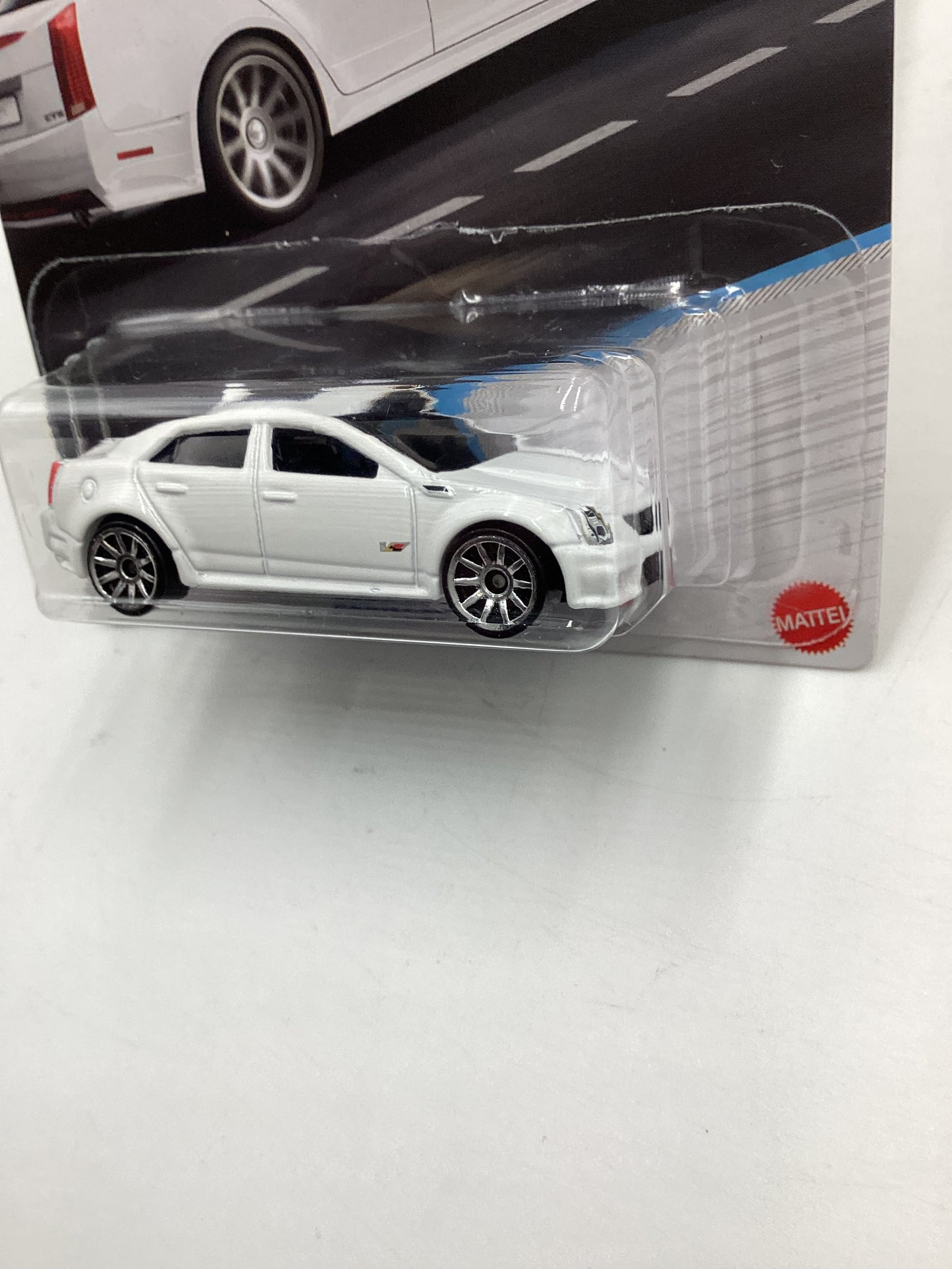 Hot Wheels Walmart Exclusive Luxury Sedans #5 Cadillac CTS-V White