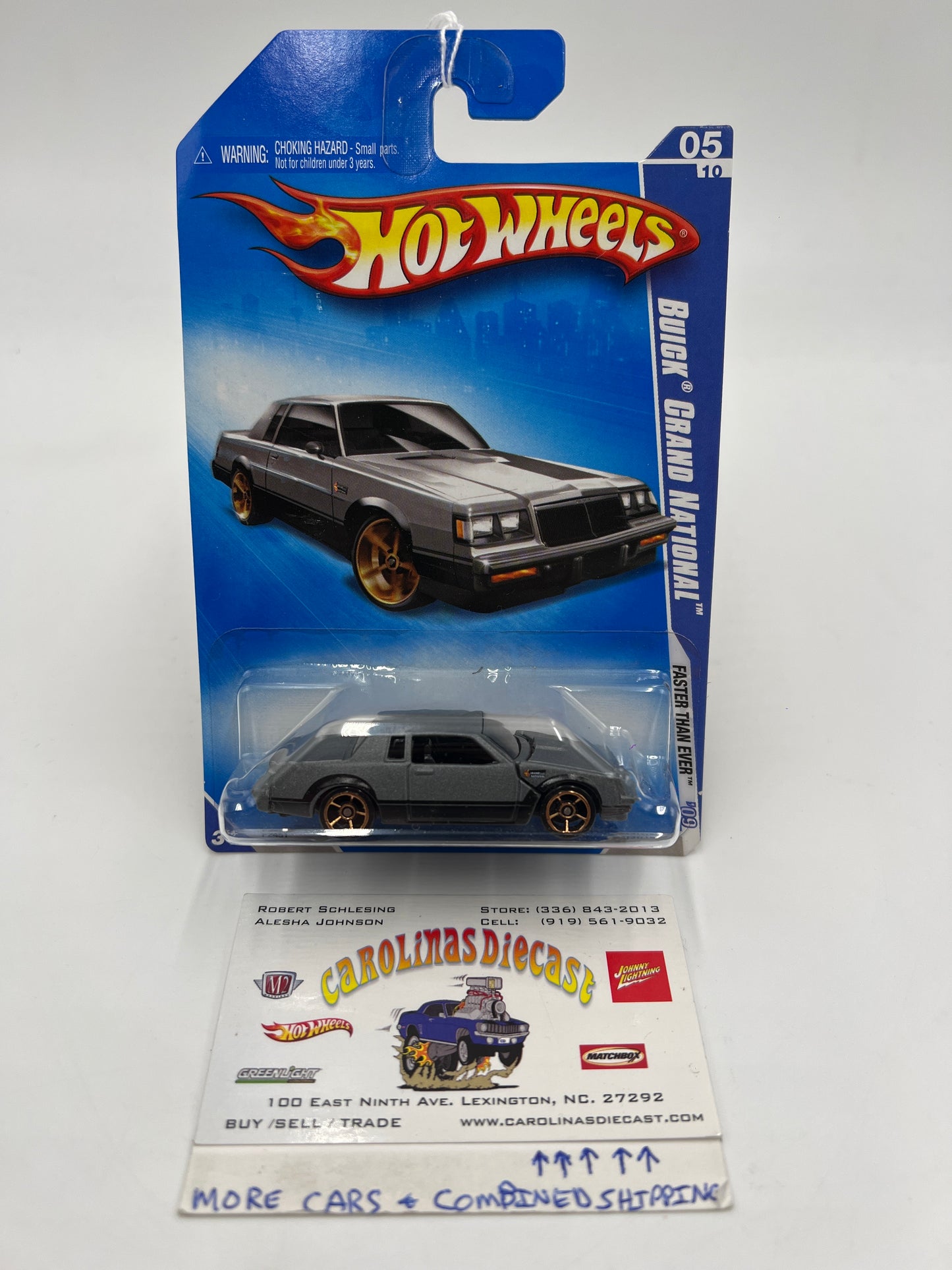 2009 Hot Wheels Faster Than Ever #131 Buick Grand National Gray 43F
