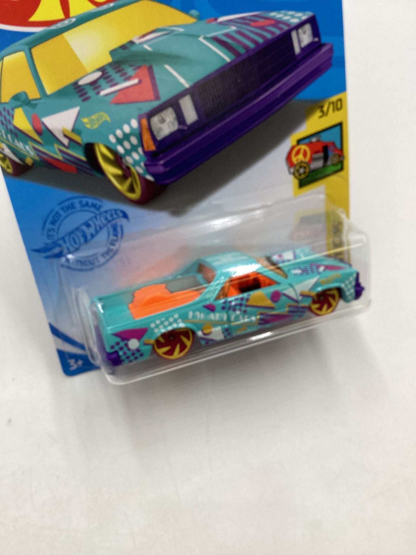 2021 Hot Wheels #44 80 El Camino Light Blue 14C