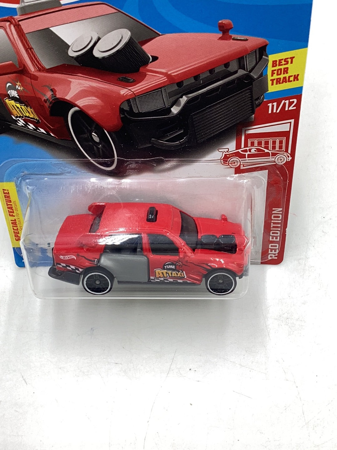 2018 Hot wheels Red edition Time Attaxi 151H