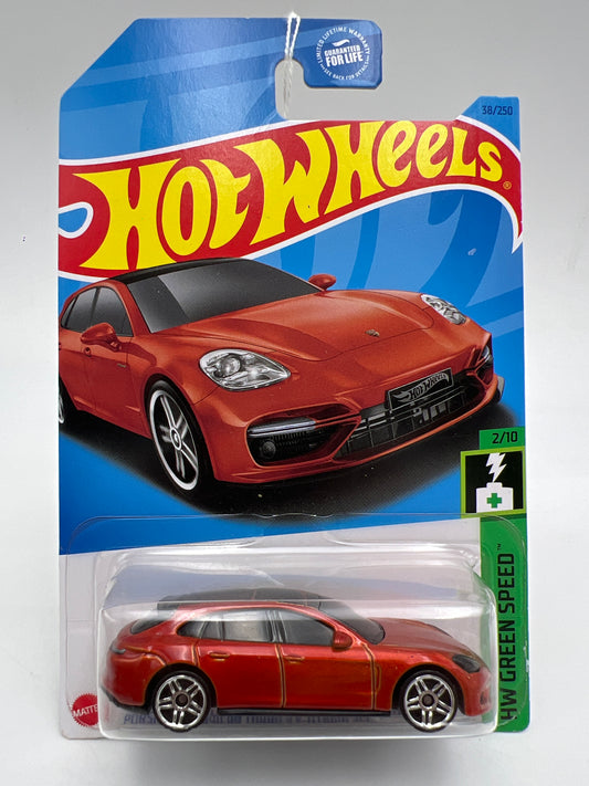 2023 Hot Wheels Dollar General Exclusive #38 Porsche Panamera Turbo S E-Hybrid Sport Turismo Orange