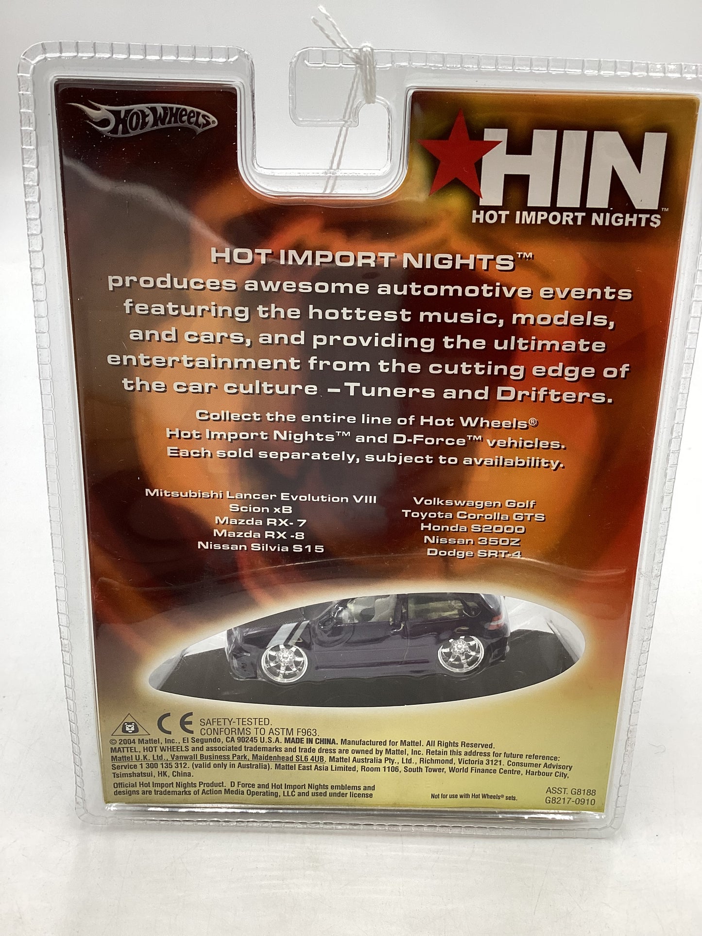 Hot Wheels Hot Import Nights Volkswagen Golf Purple