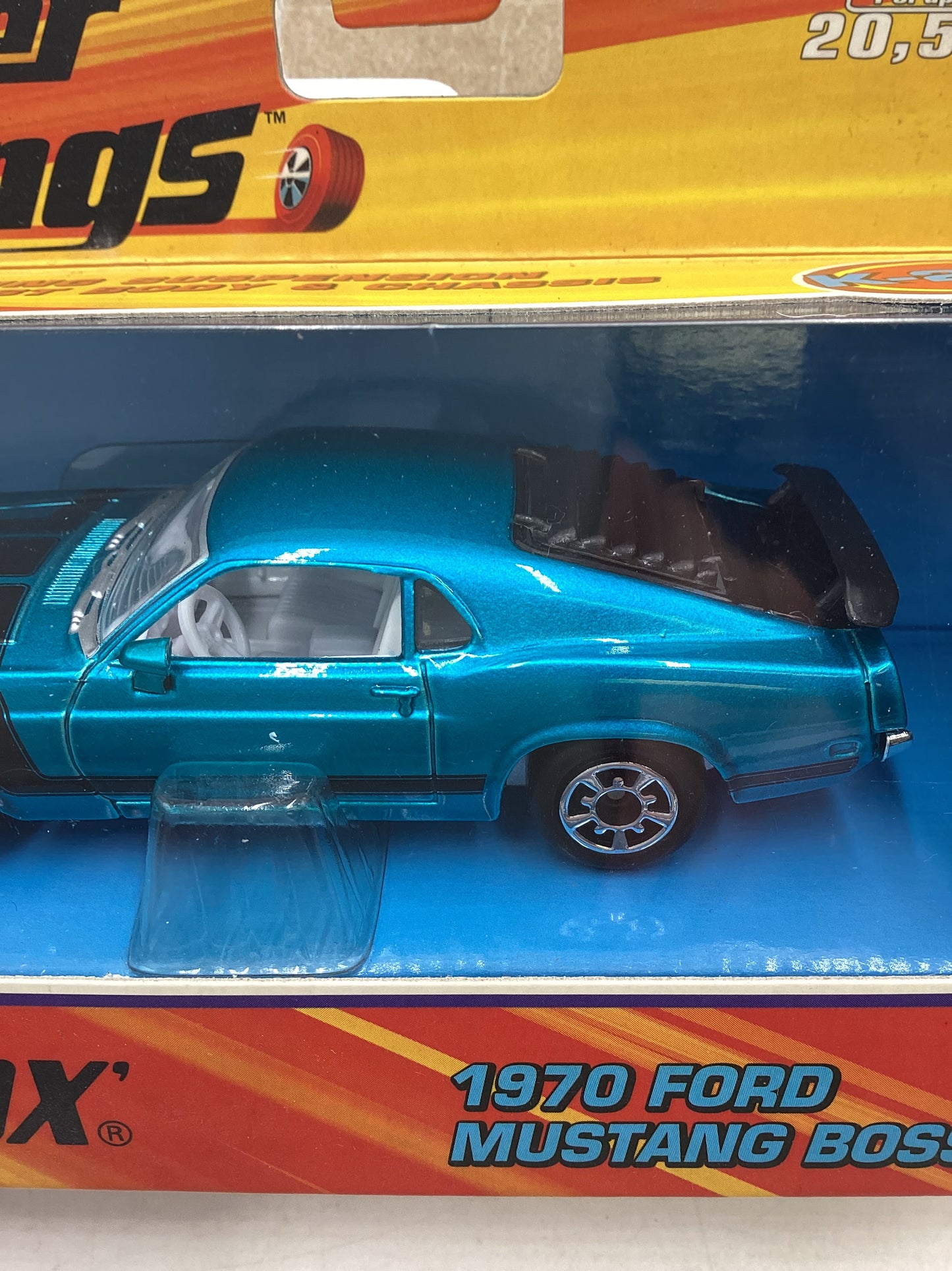 Matchbox 2005 Classic Super Kings K-205 1970 Ford Mustang Boss 302 Blue