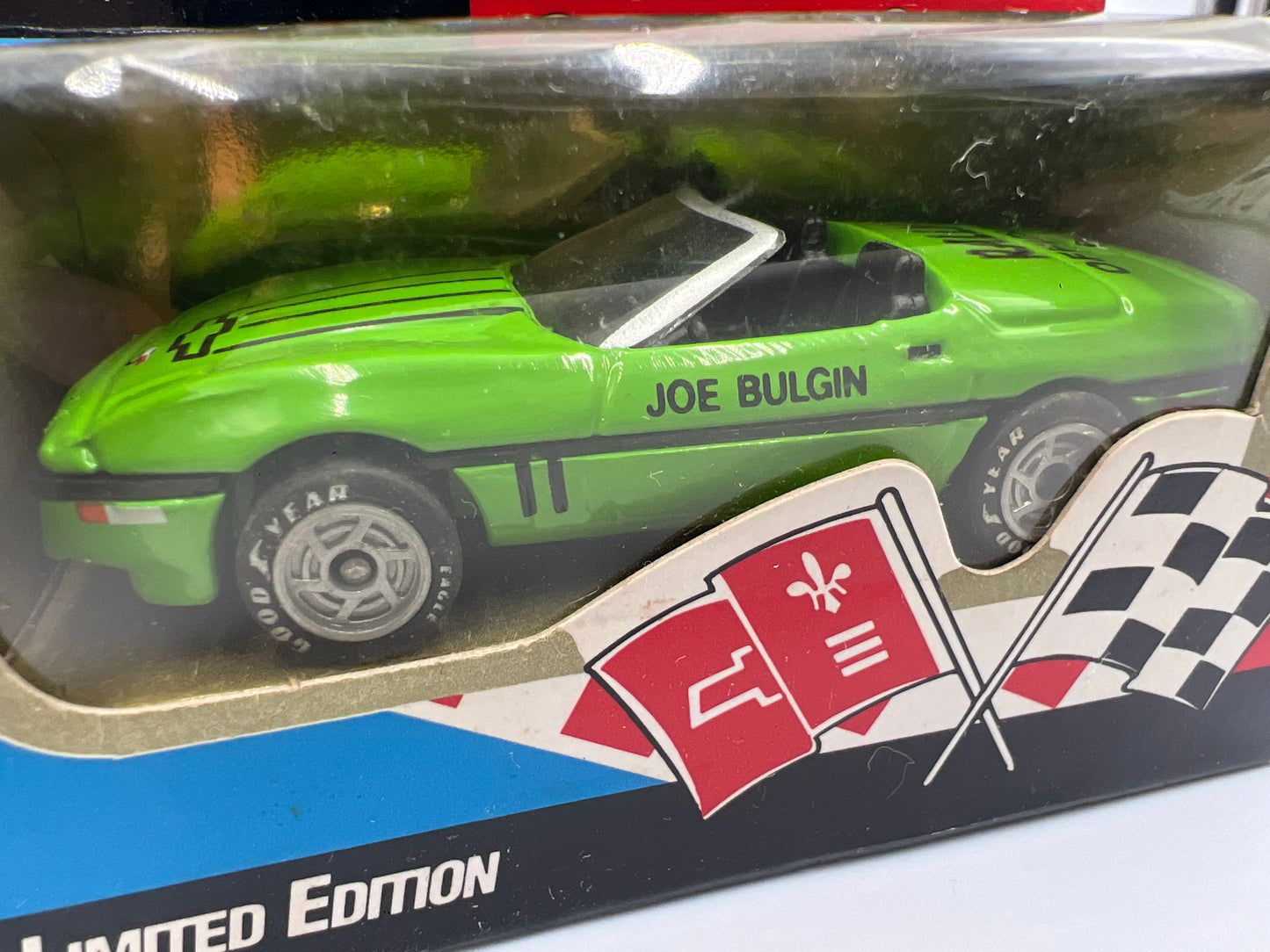 Matchbox A Whales Project Rally Vette Series 1 1987 Corvette Joe Bulgin Green