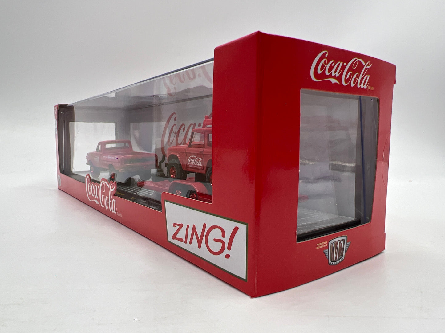 M2 Machines Auto Haulers CHASE Coca Cola 1972 Ford F-250 Explorer 4x4 & 1966 Ford Bronco TW11