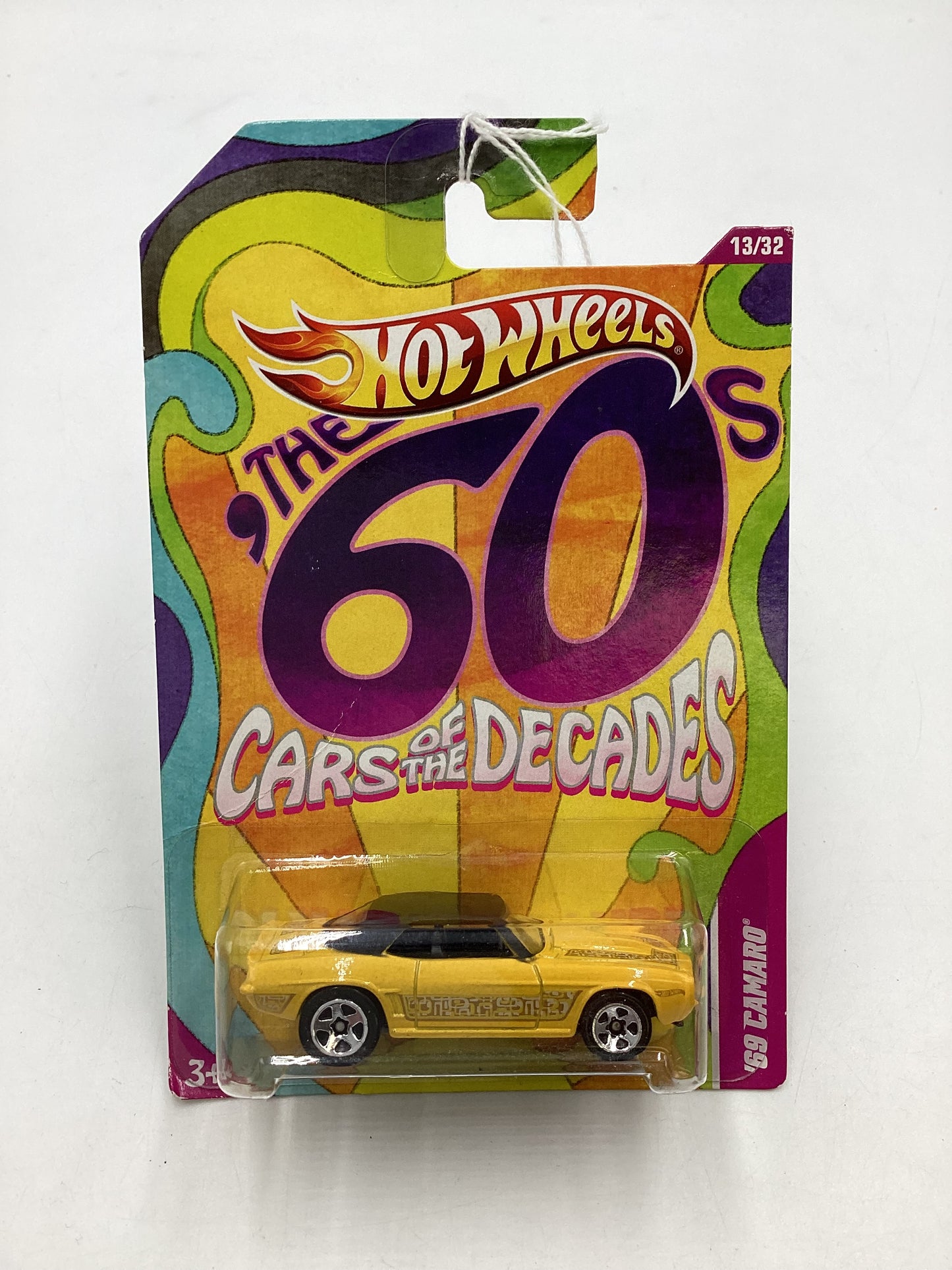 2011 Hot wheels 60’s Cars of the Decade 13/32 69 Camaro 160B