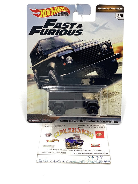 Hot Wheels fast and furious off road Land Rover Defender 110 Hard Top 251I