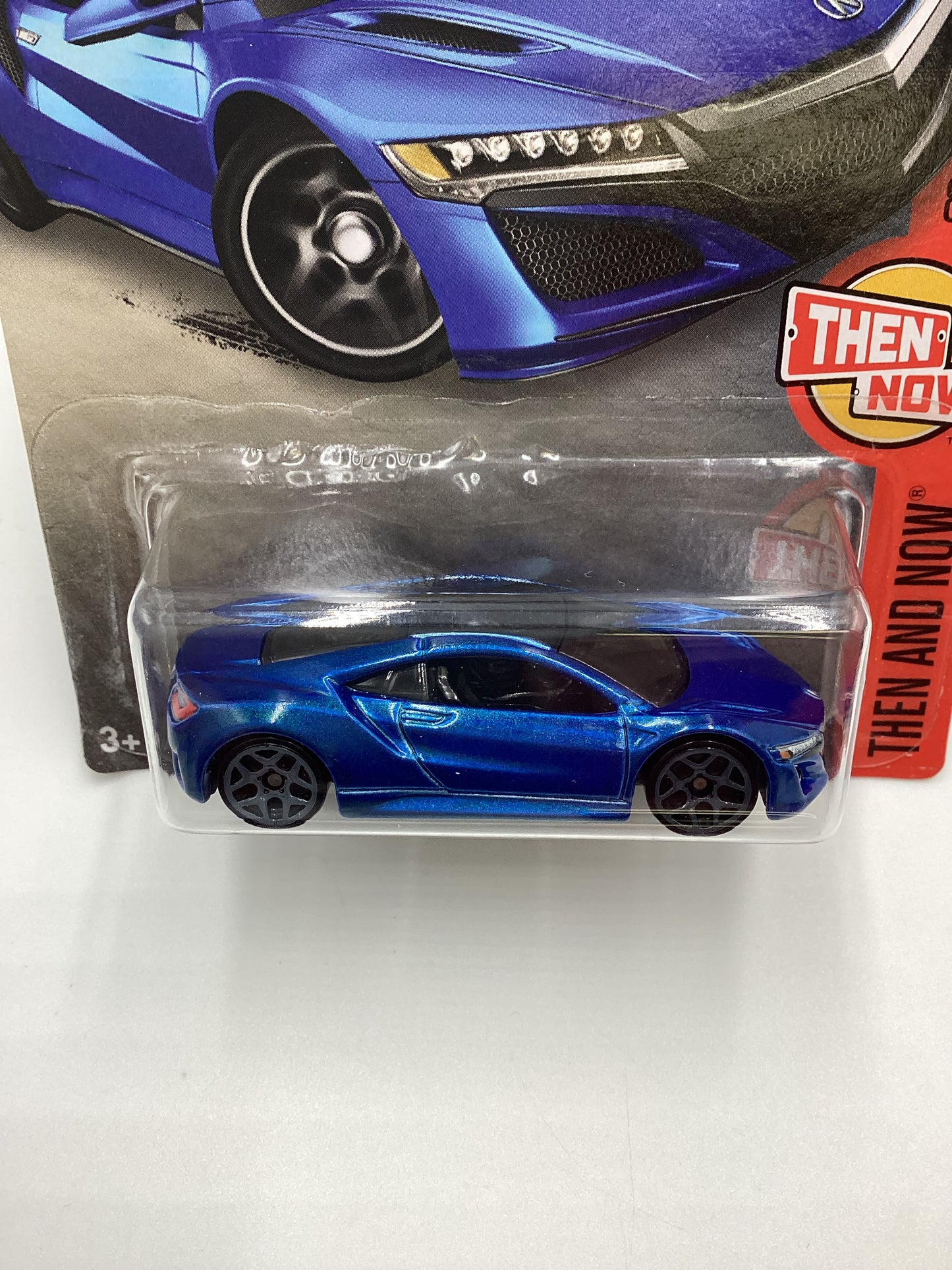 2016 Hot Wheels  #108 17 Acura NSX Blue Target Spring Card 238E