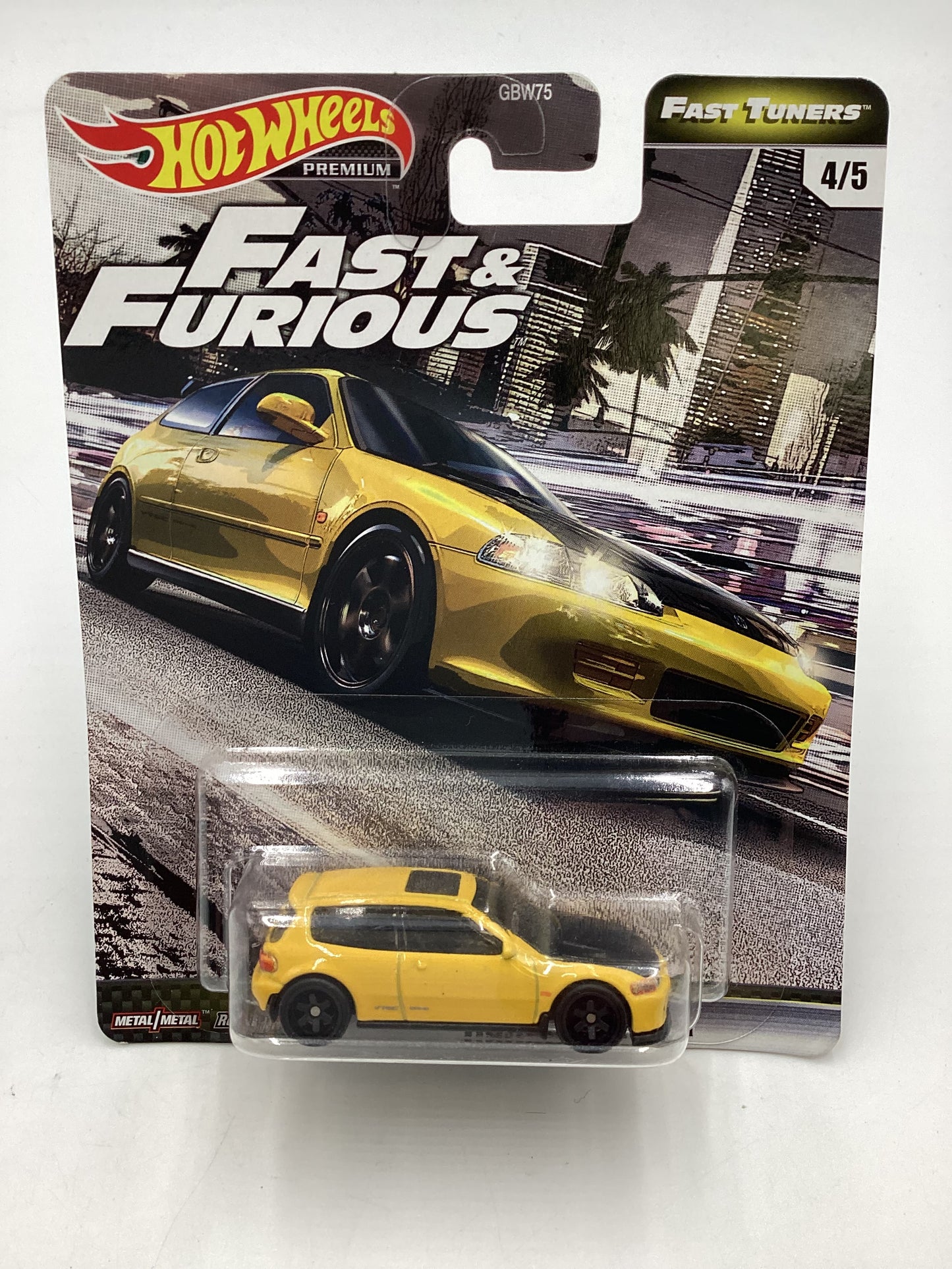 Hot wheels Fast and furious Fast Tuners #4 Honda Civic EG