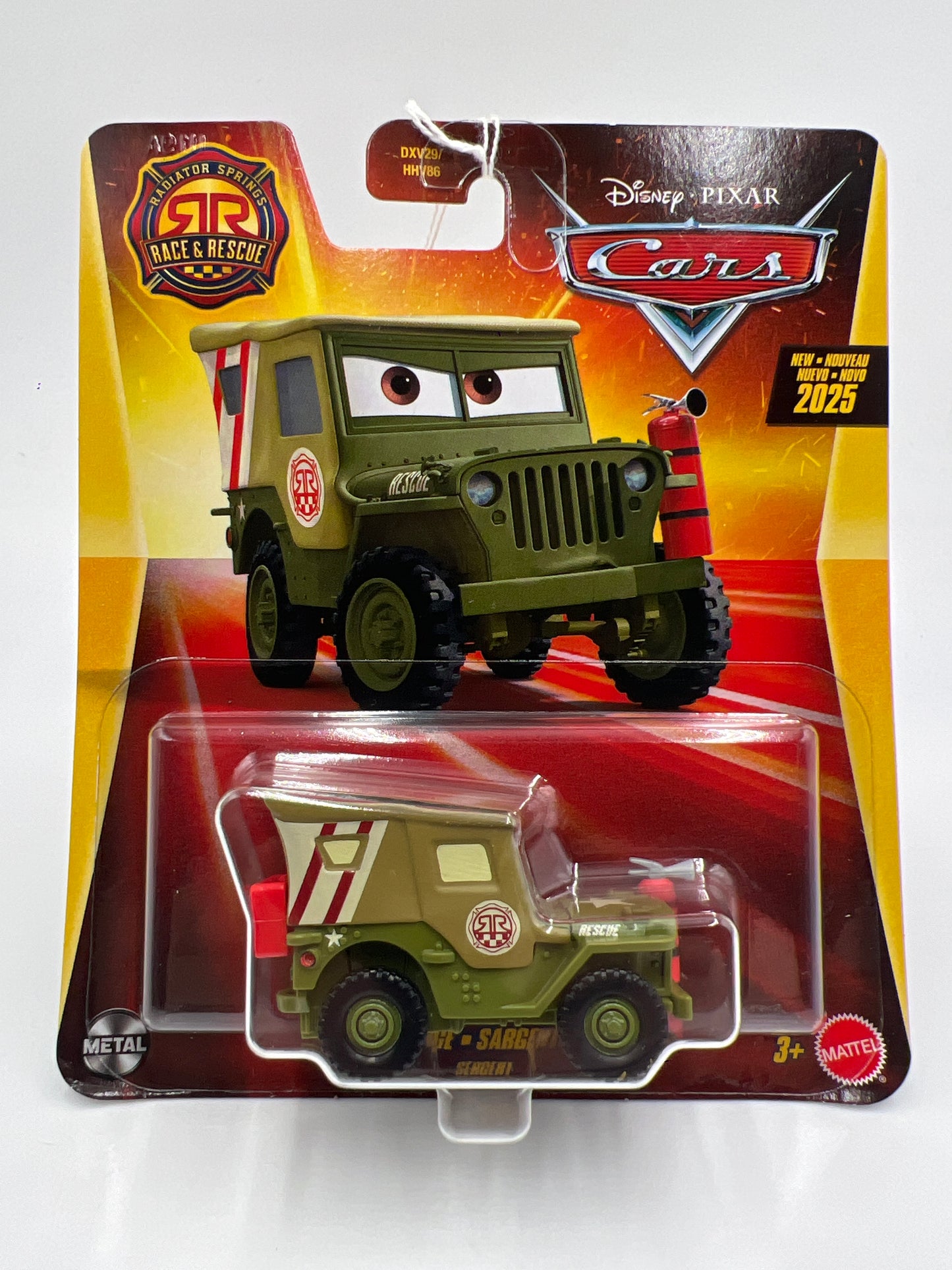 2025 Disney Pixar Cars Radiator Springs Race & Rescue Sarge 138C