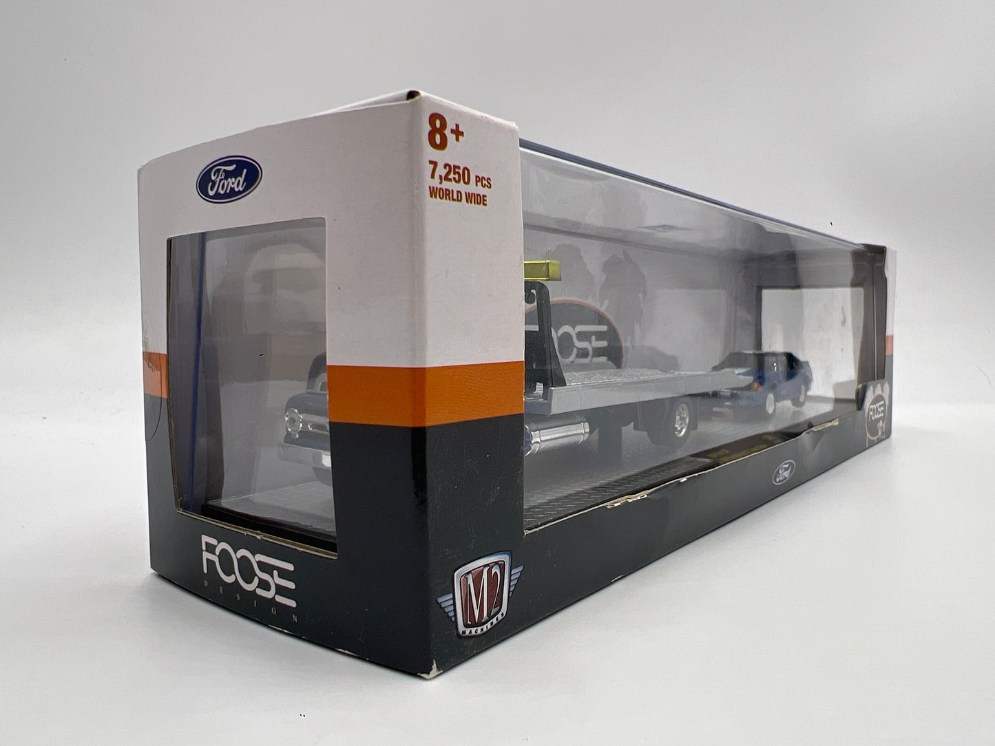 M2 Machines Auto Haulers Walmart Exclusive 1956 Ford COE & 1988 Ford Mustang GT Foose Custom S40