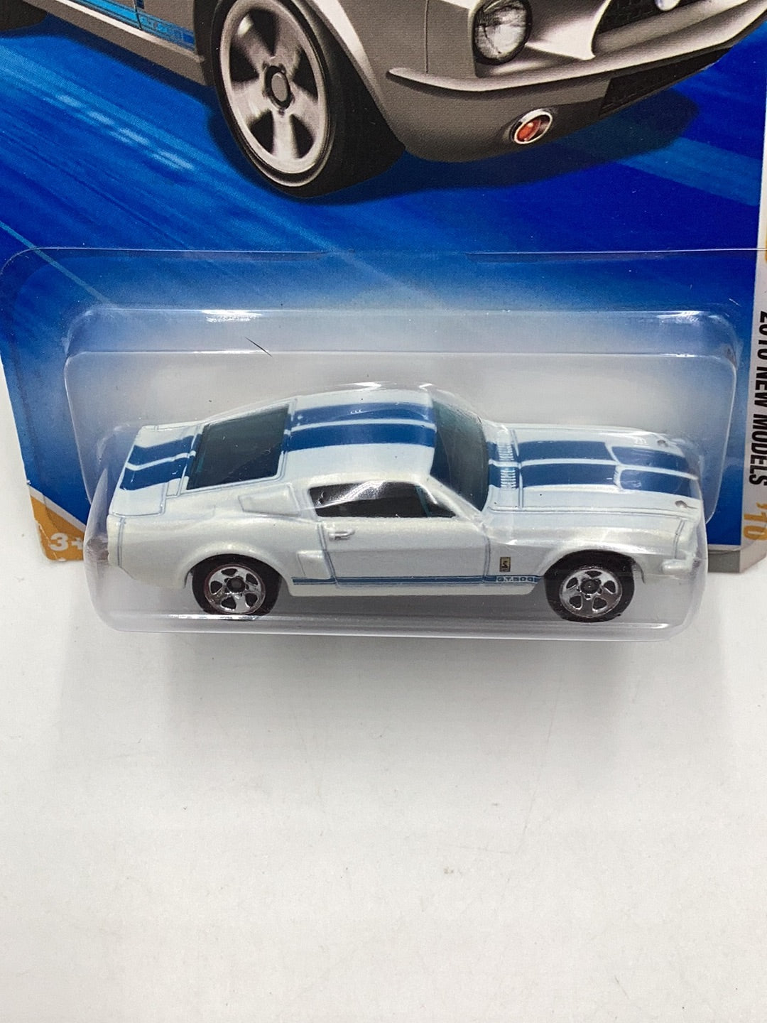 2010 Hot Wheels new models #1 67 Shelby GT 500 white 26F