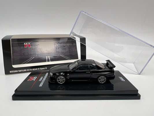 Inno64 Nissan Skyline GT-R R34 V-Spec II Black