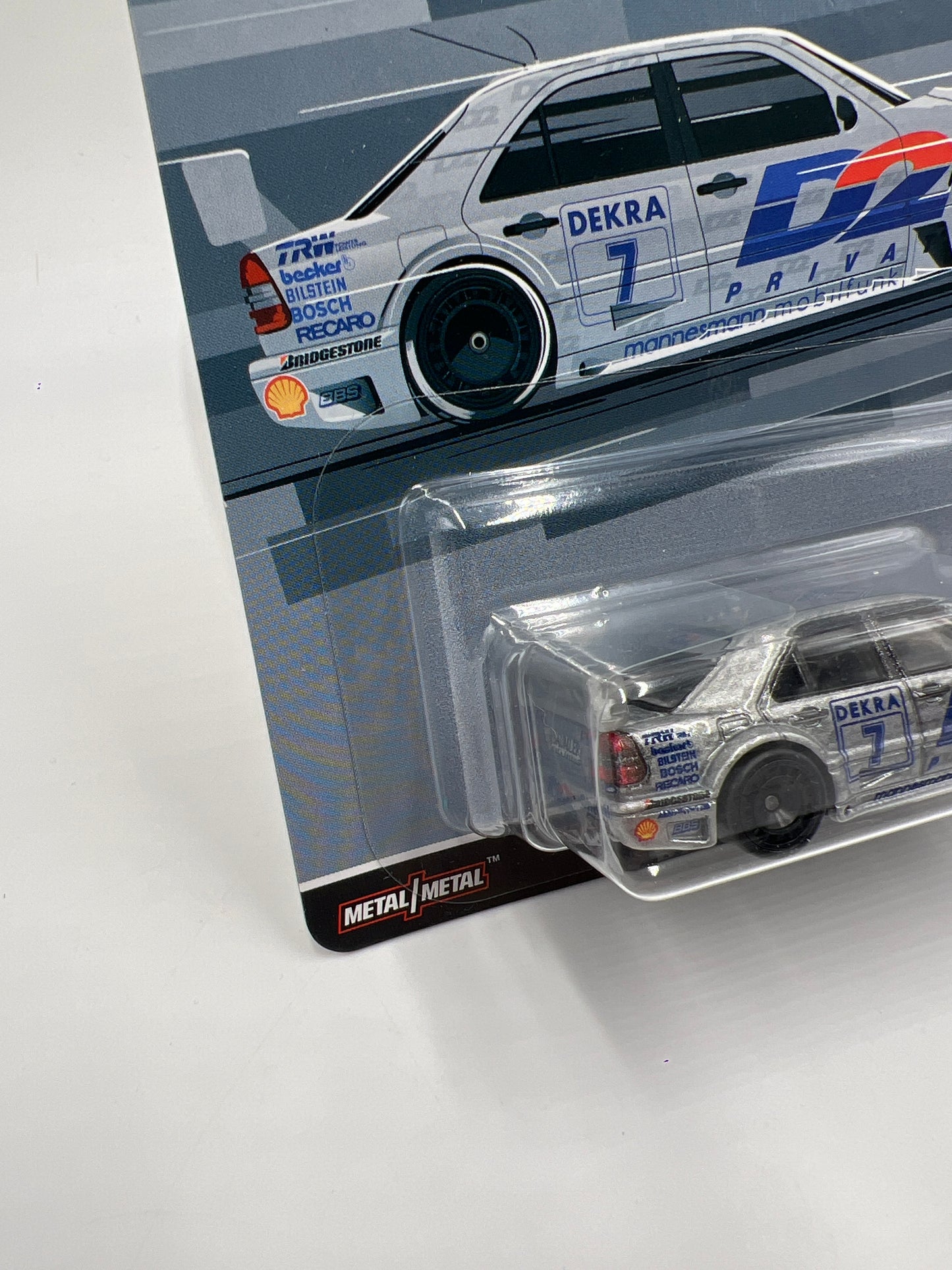 Hot Wheels Premium Deutschland Design #5 1994 AMG-Mercedes C-Class DTM Touring Car Silver 253D