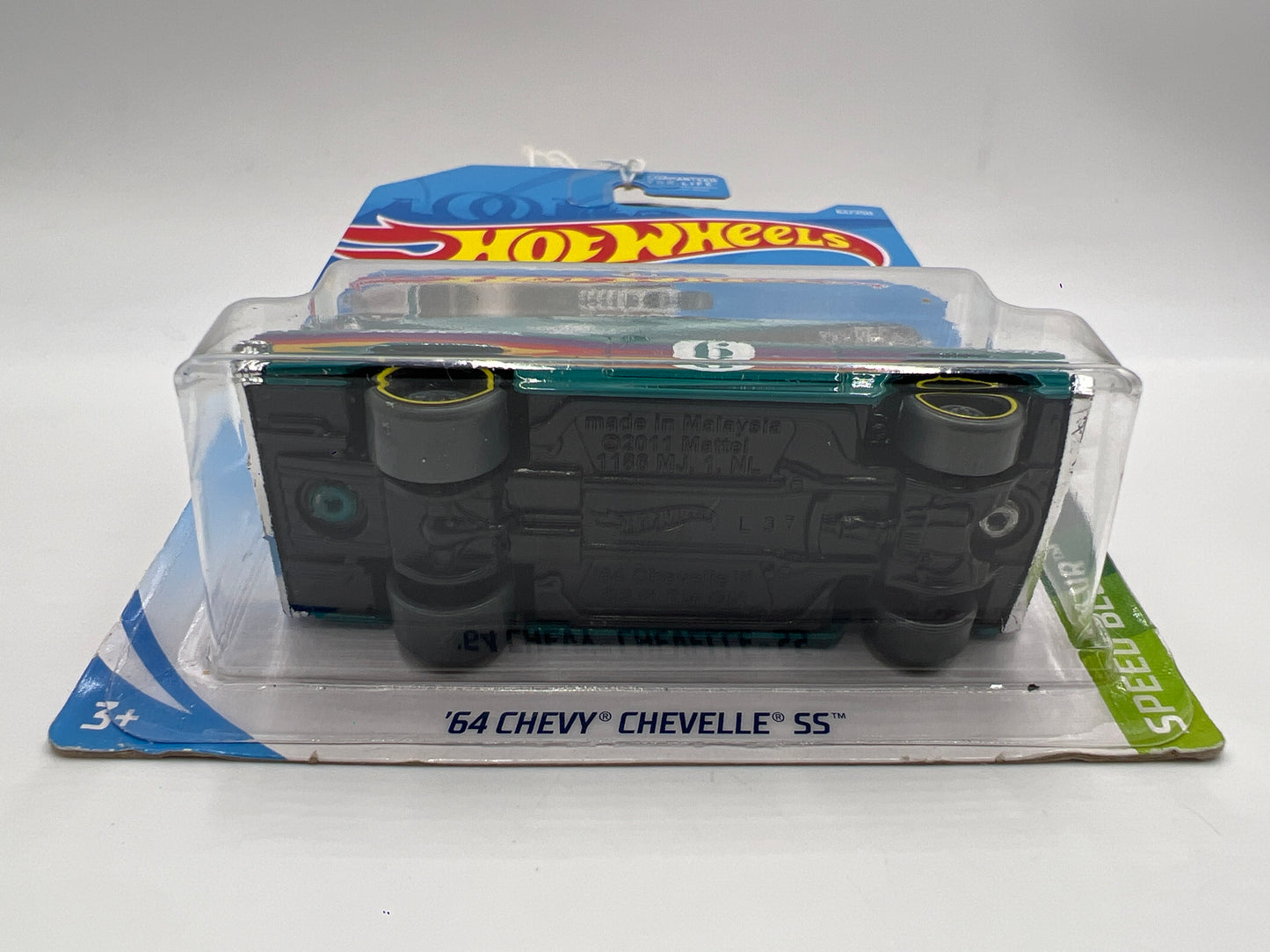 2019 Hot Wheels Speed Blur #62 64 Chevy Chevelle SS Teal 8C