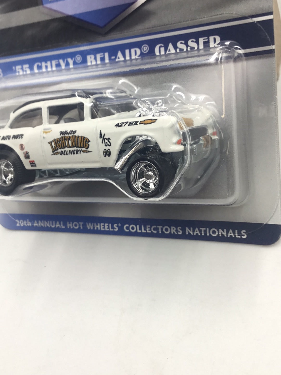 Hot wheels 20th annual collectors Nationals 55 Bel Air Gasser 523/6500 in  Protector