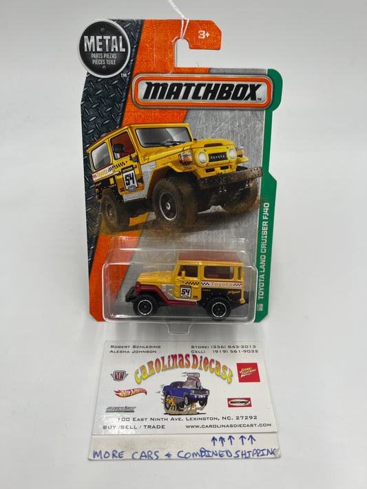 Matchbox MBX Explorers #120 Toyota Land Cruiser FJ40 Yellow 206E