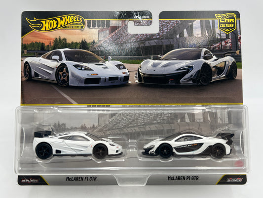 2026 Hot Wheels Premium Target 2 Pack McLaren F1 GTR & McLaren P1 GTR White