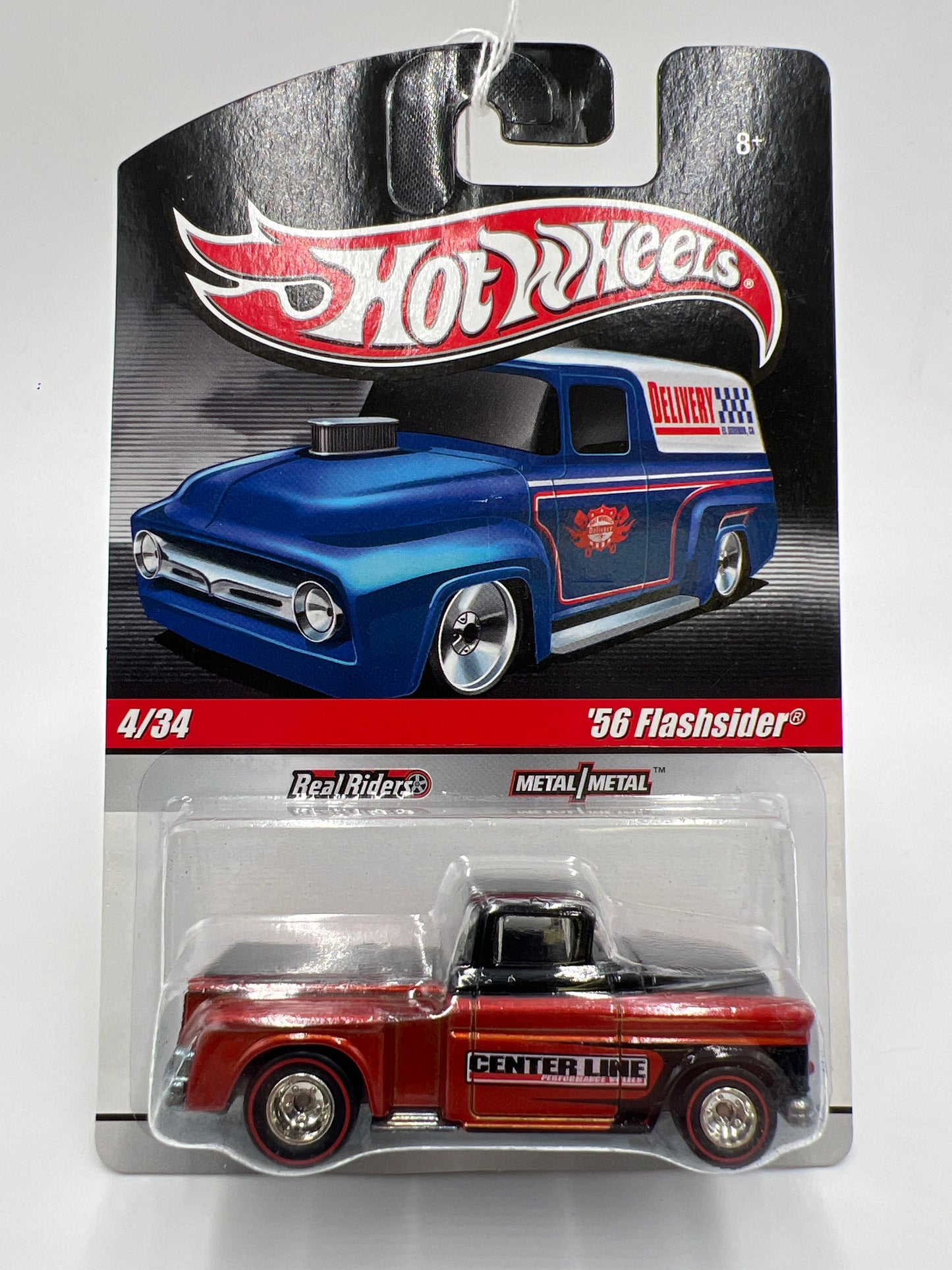 Hot Wheels Slick Rides #4 56 Flashsider Center Line Dark Orange 245B