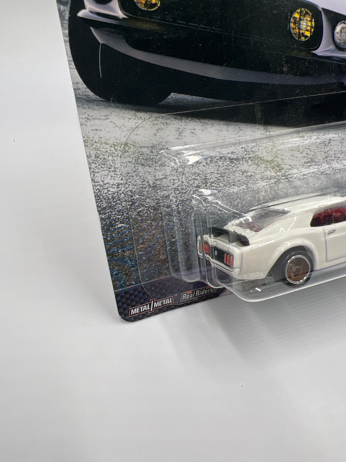 Hot Wheels Premium Fast & Furious 1/4 Mile Muscle #5 69 Ford Mustang Boss 302 White 247A