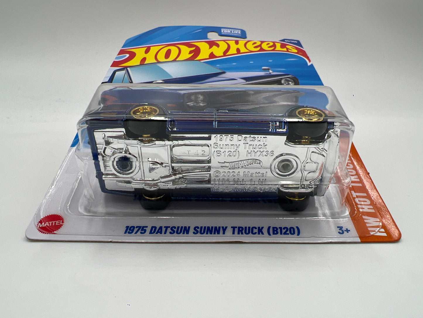 2025 Hot Wheels D Case Super Treasure Hunt #93 1975 Datsun Sunny Truck B120 Blue W/Protector #1