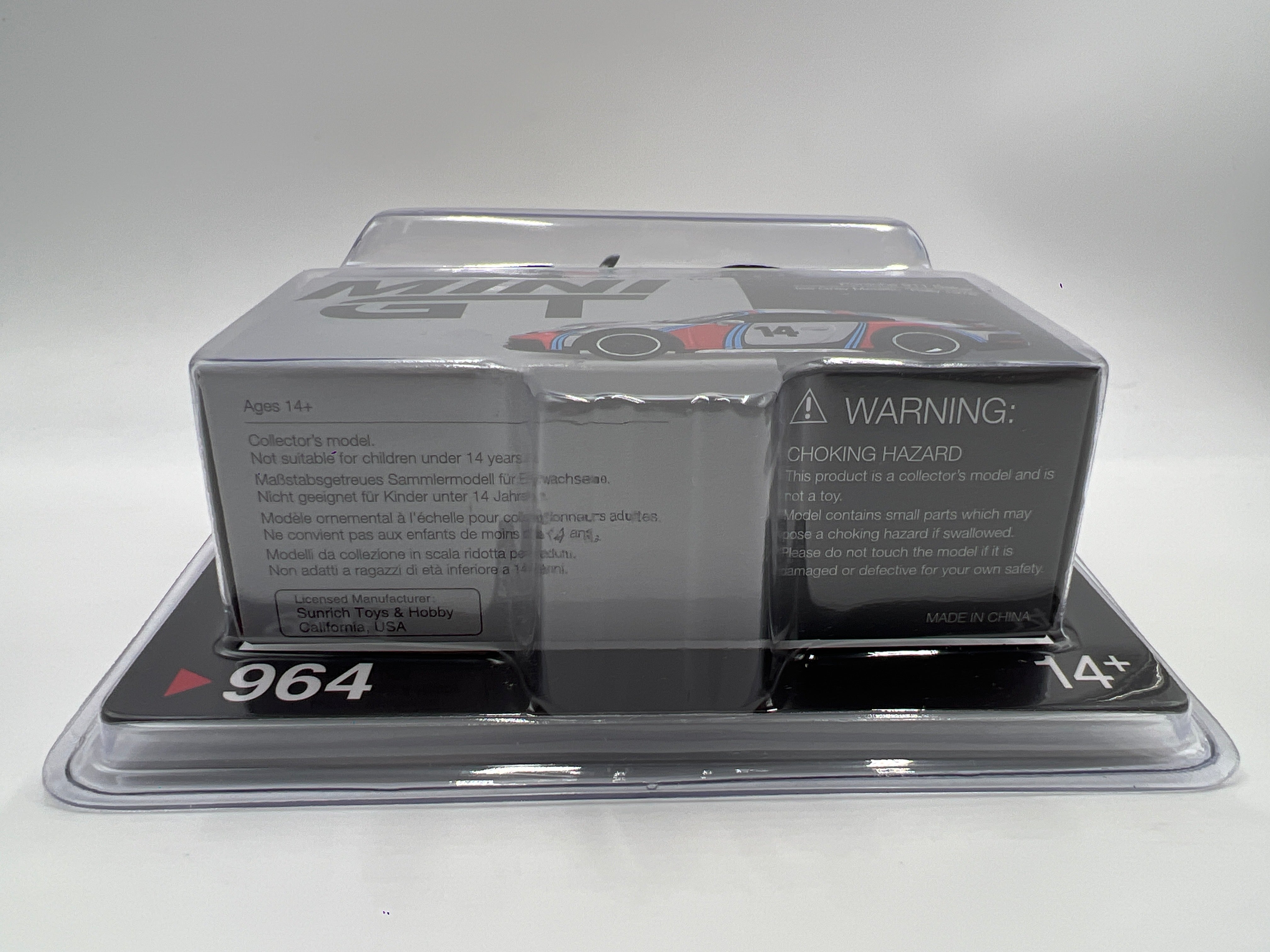 Mini GT #964 Porsche 911 Dakar Ice Gray Metallic Rally 1978